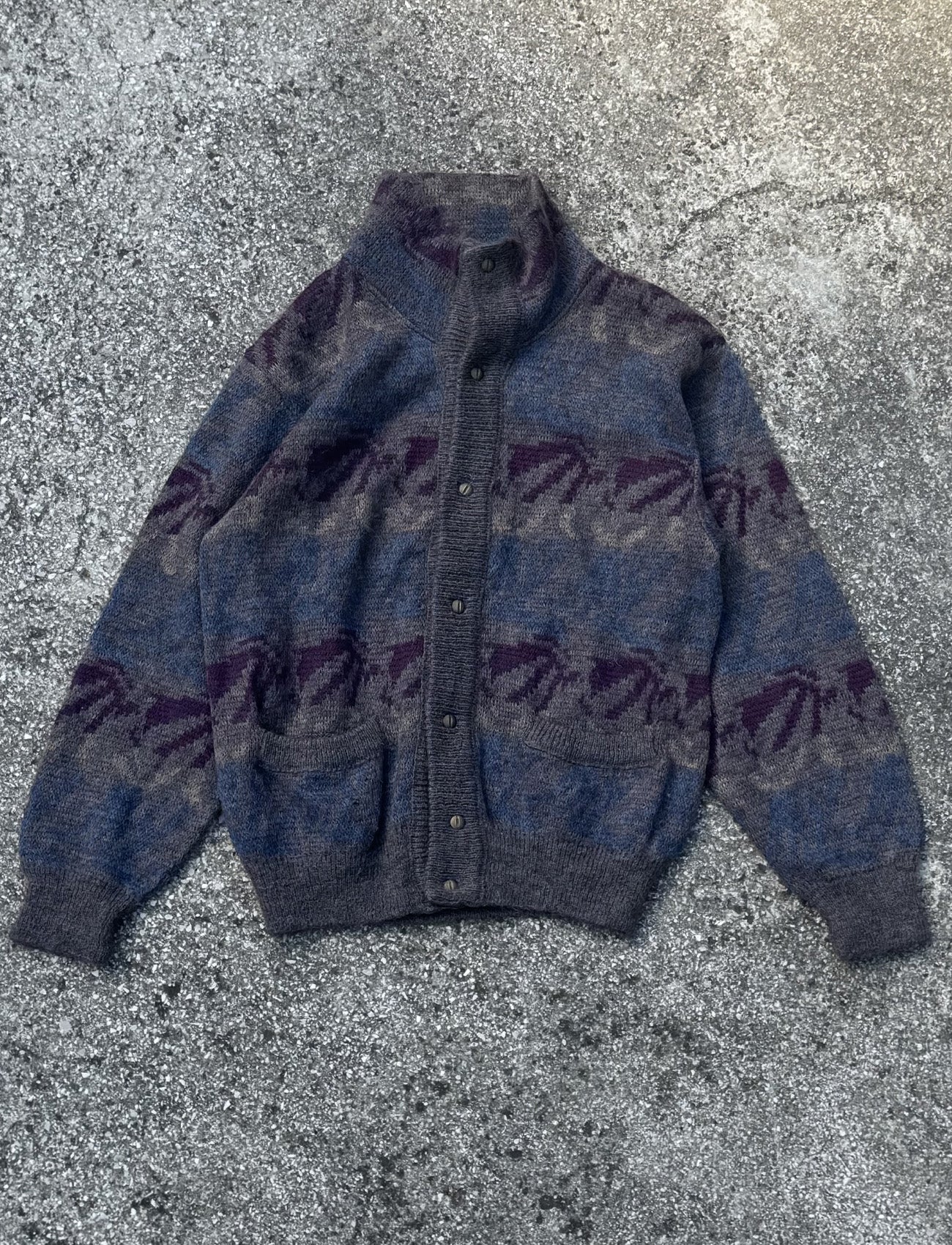 Purple/Grey Cardigan (52)