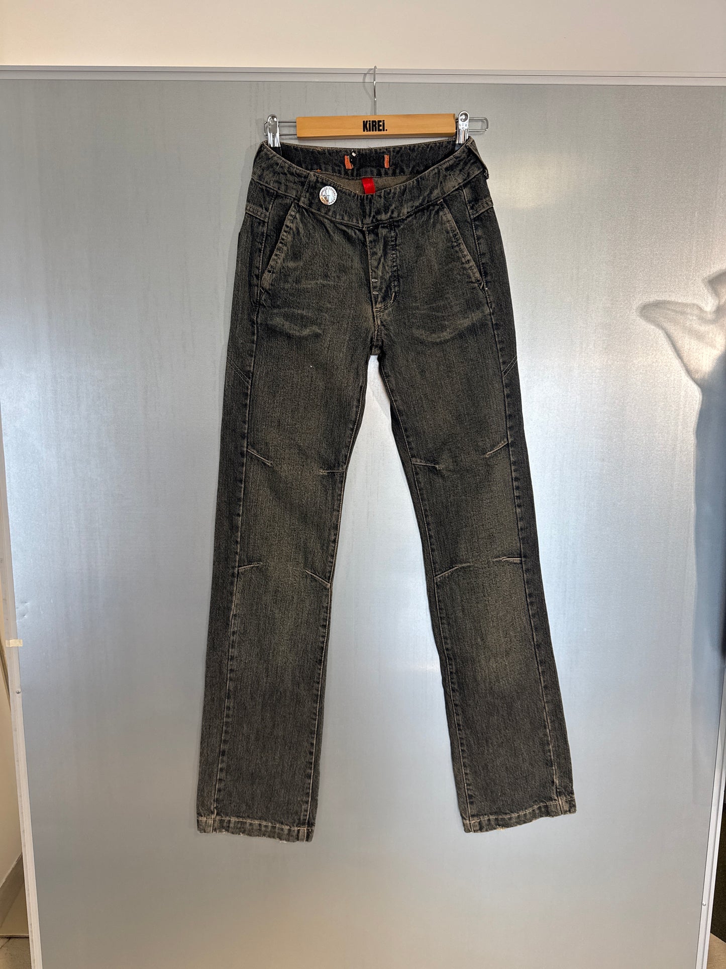 The Washed Straight Jeans by Enrico Coveri