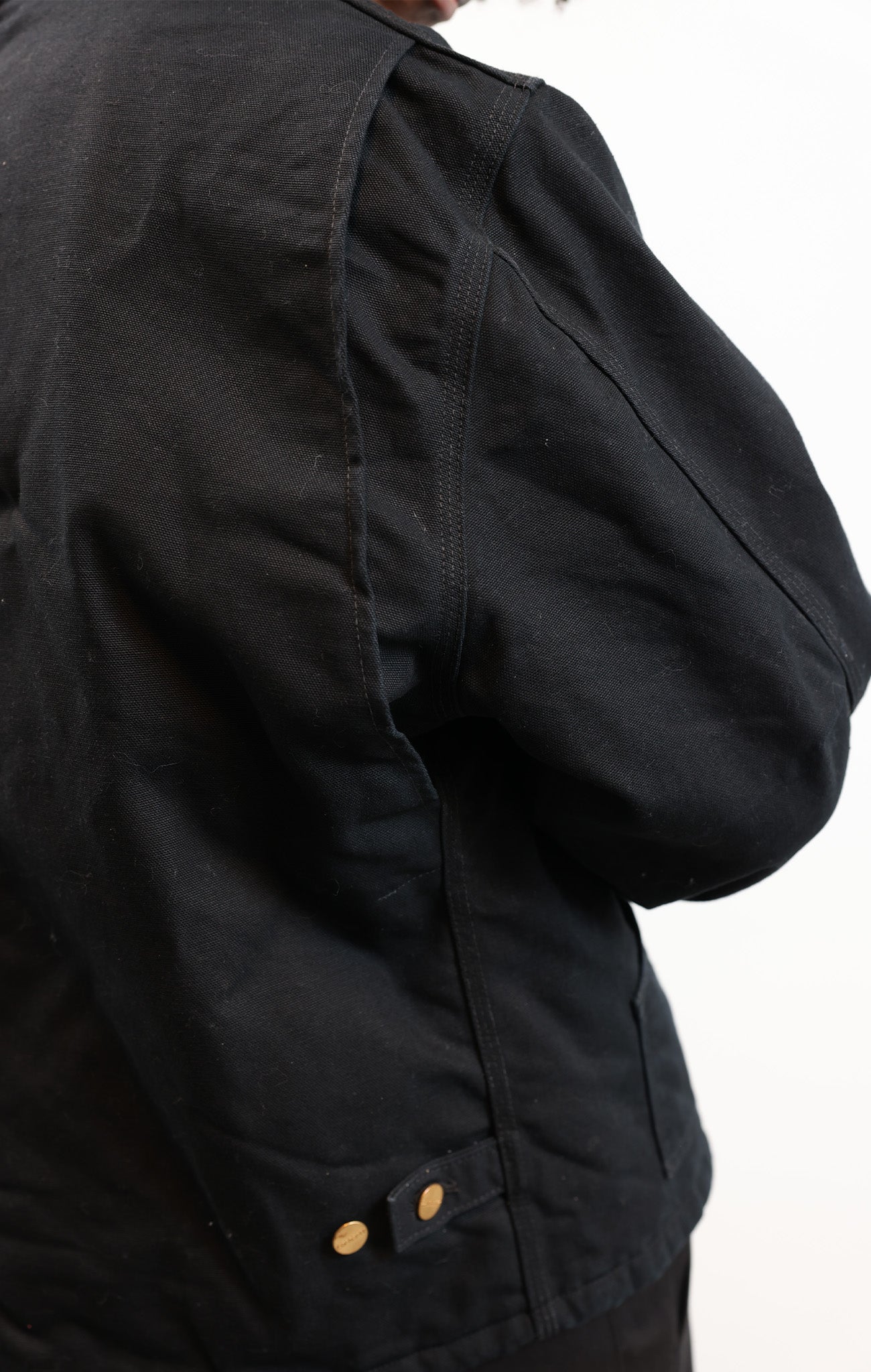 Carhartt Duck Chore Coat Black “Colby Stephen” Embroidered