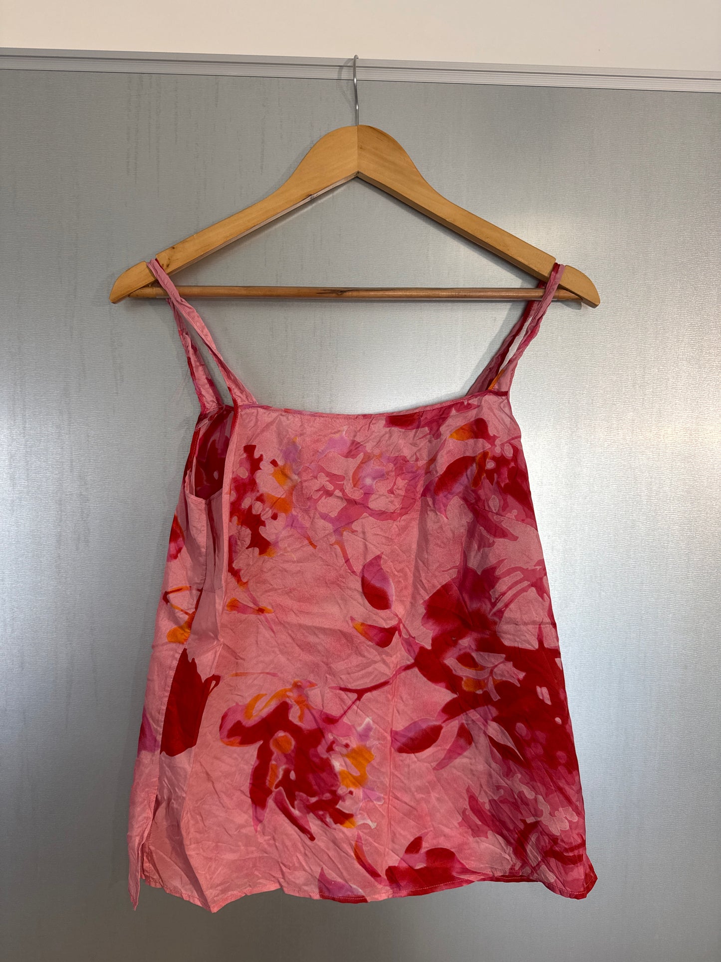 The Bloom Satin Tank by Pierre Cardin