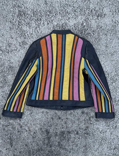 Colorful Leather Jacket