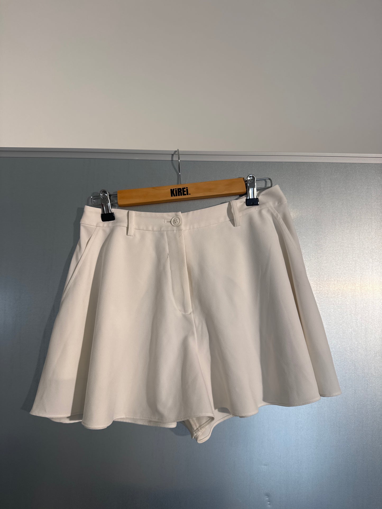 The Ivory Tailored Shorts by Moschino