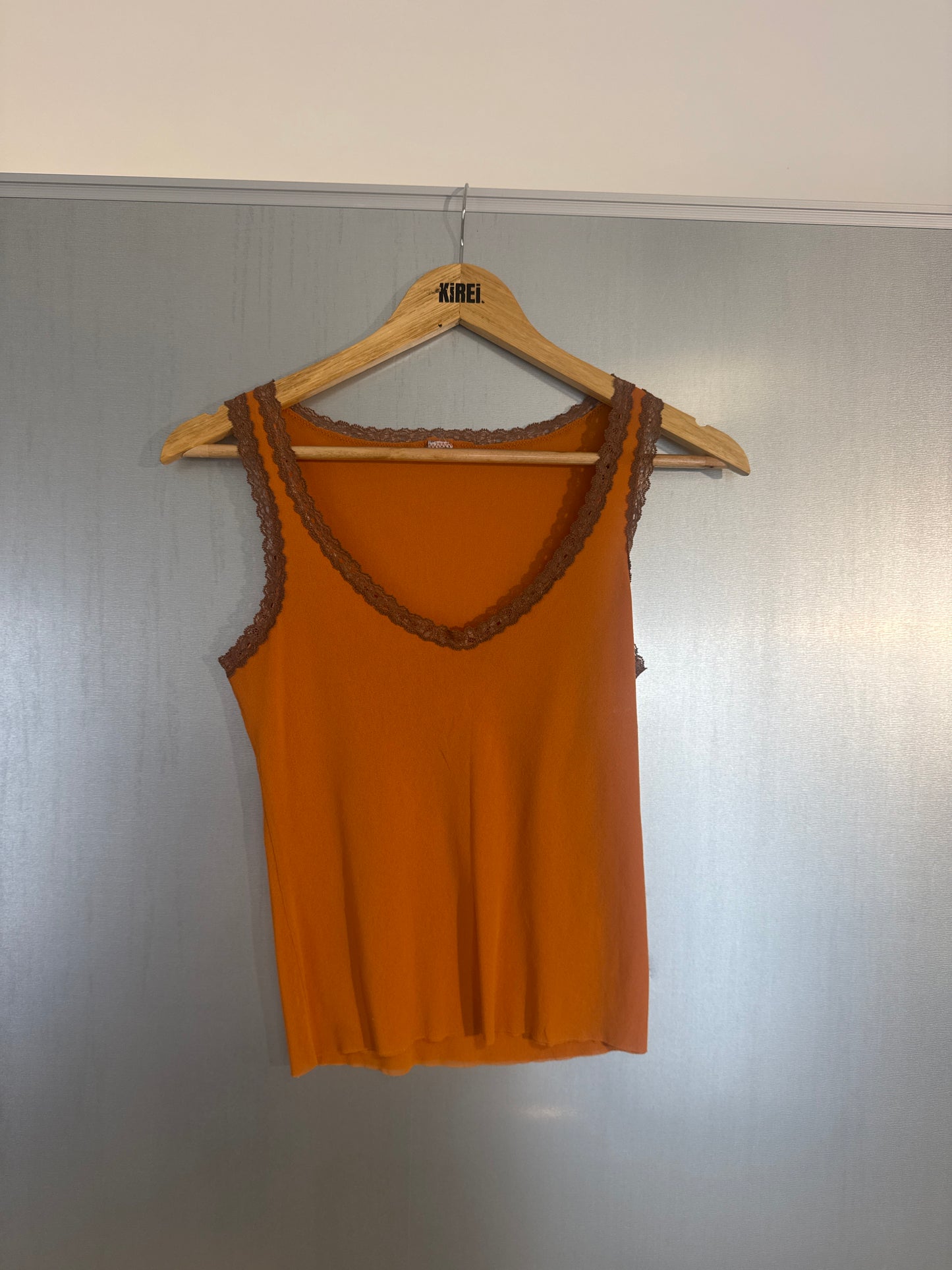 The Lace Trim Slip Top
