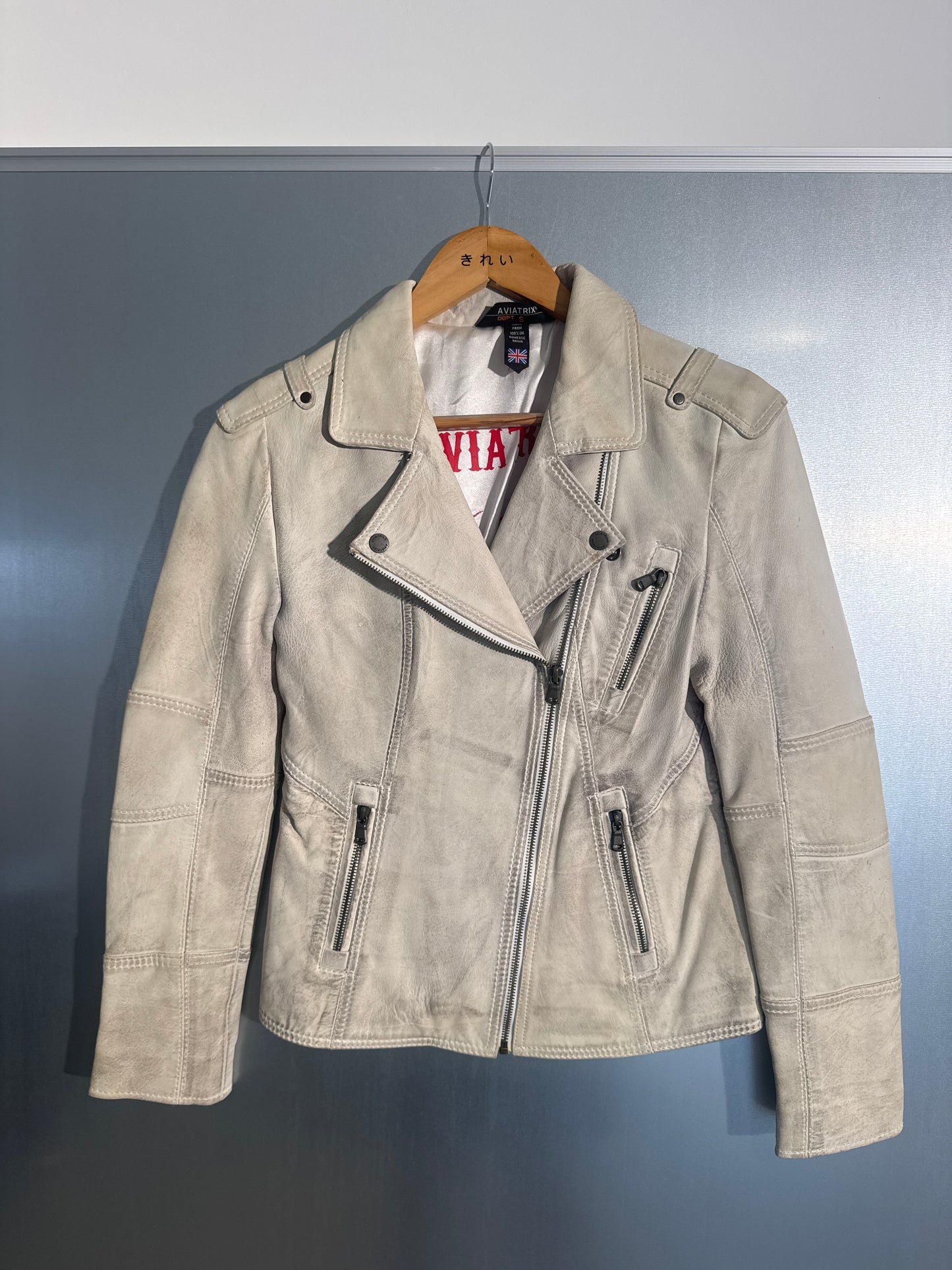 The Ivory Rider Leather Jacket
