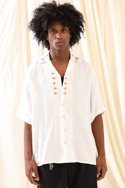 Chris Short Sleeve Linen Shirt