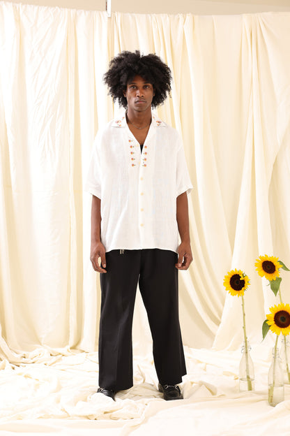 Chris Short Sleeve Linen Shirt