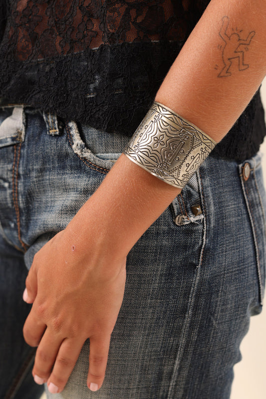 Tribal Silver Arm Band