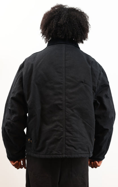 Carhartt Duck Chore Coat Black “Colby Stephen” Embroidered