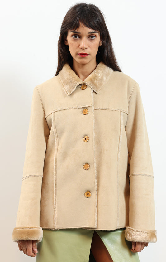The Malika Shearling Jacket