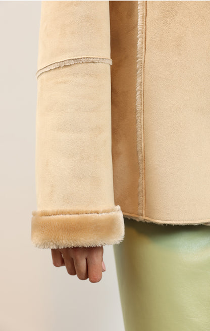 The Malika Shearling Jacket