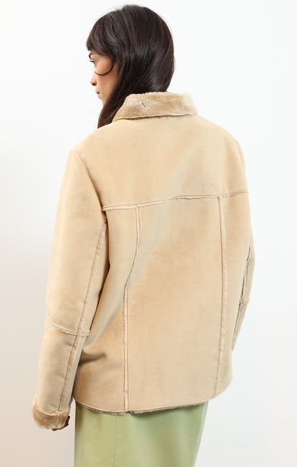 The Malika Shearling Jacket