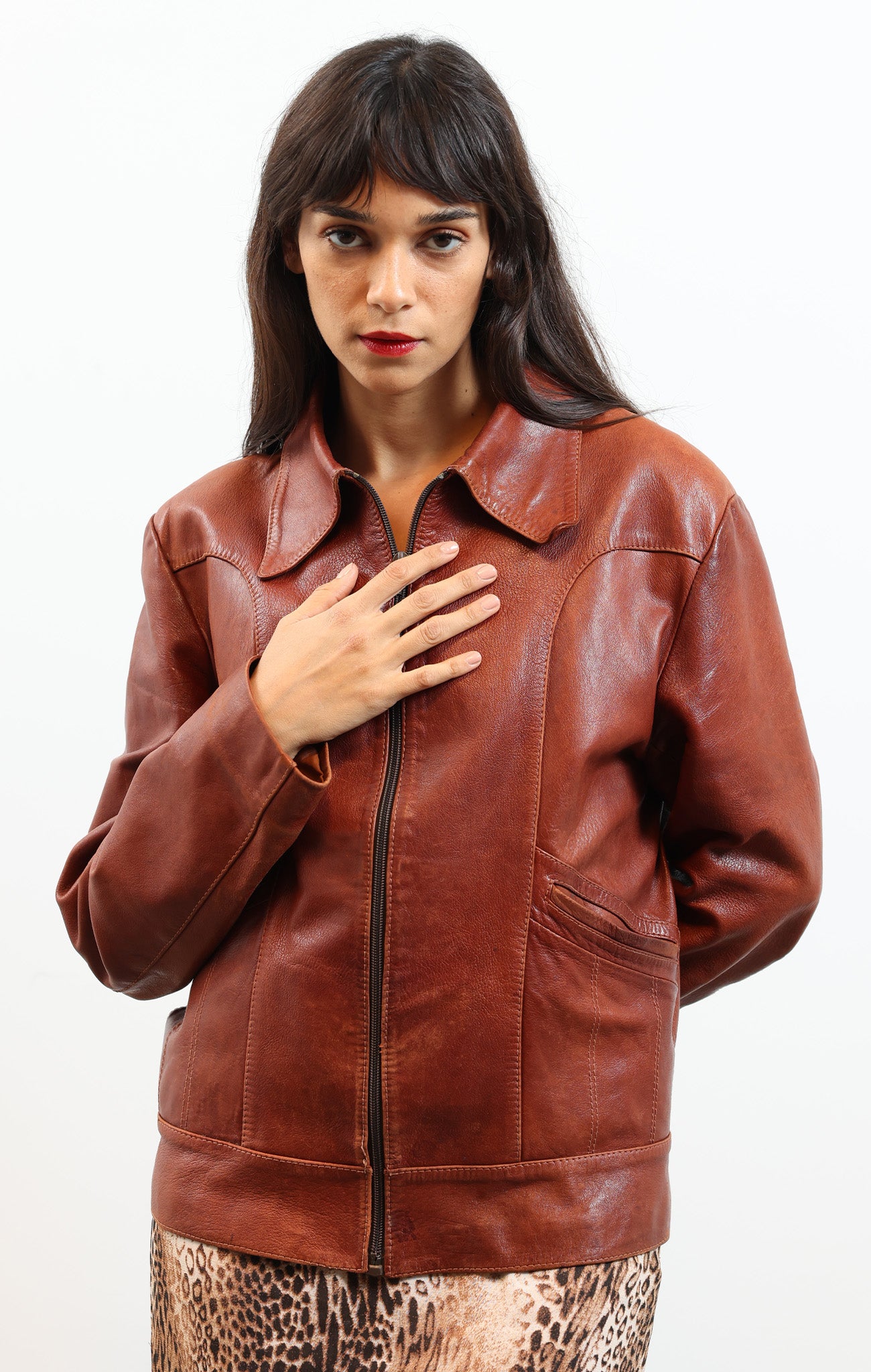 The Lulwa Leather Jacket