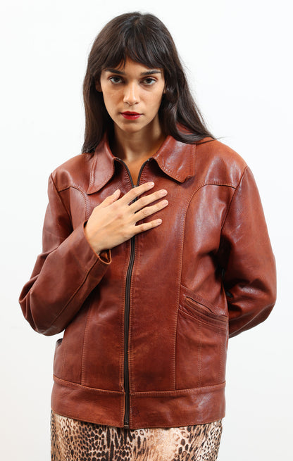 The Lulwa Leather Jacket