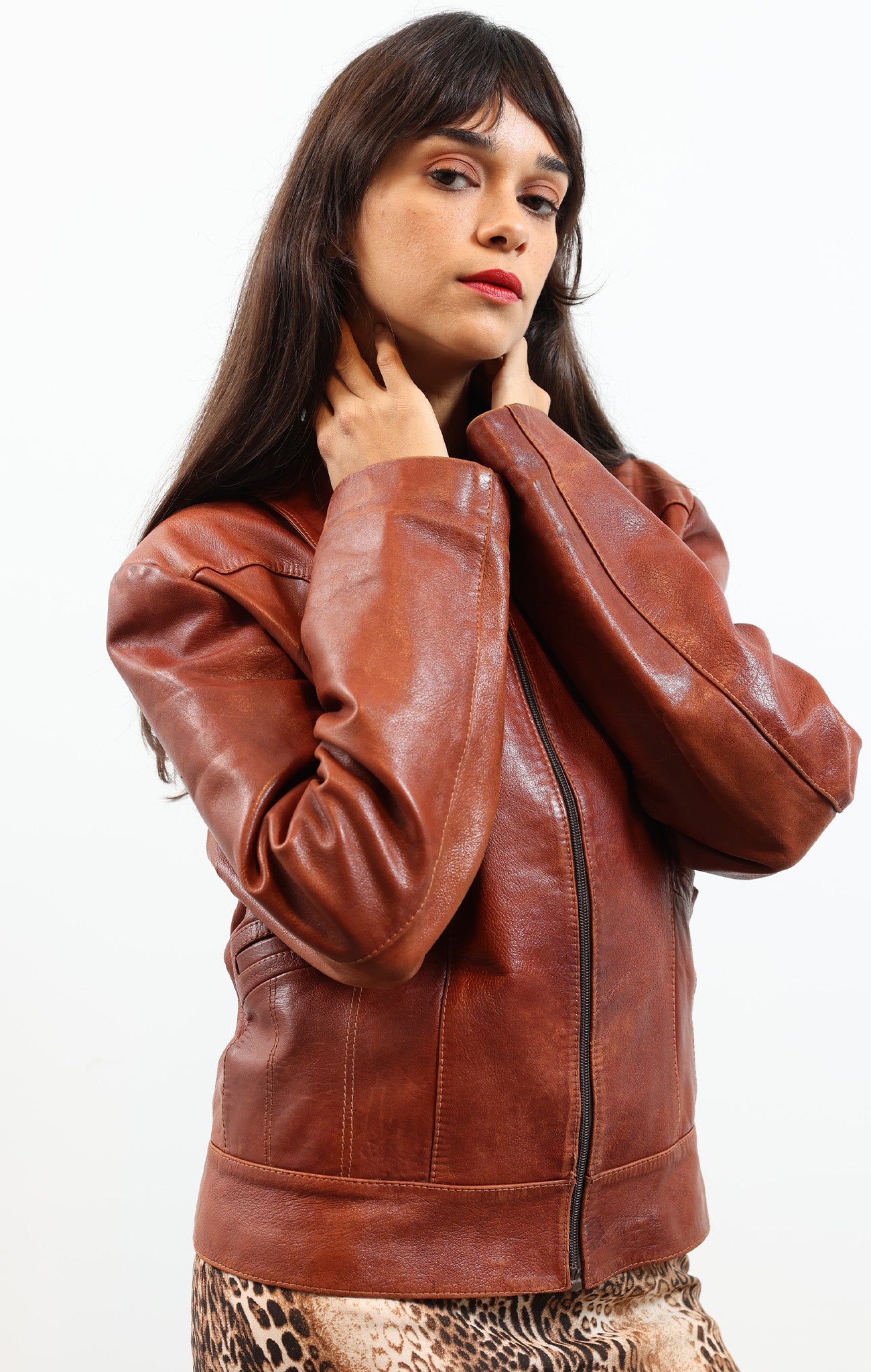 The Lulwa Leather Jacket