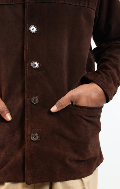 The Noam Suede Jacket